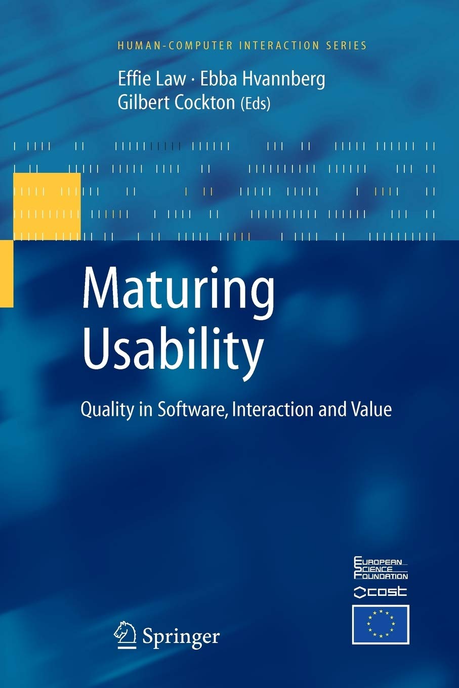 Maturing Usability: Quality in Software, Interaction, and Value